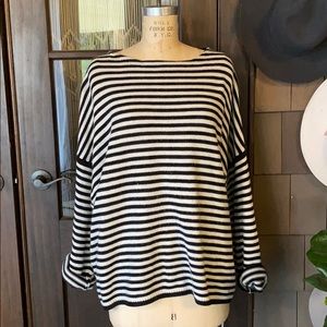 Carly jean stripe oversized sweater